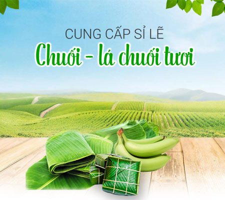 lá chuối tươi giá sỉ